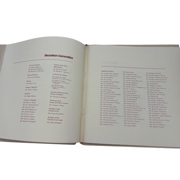 1977 Sacred Circles Exhibit Reception Program Nelson Atkins Kansas City Missouri - Picture 5 of 9